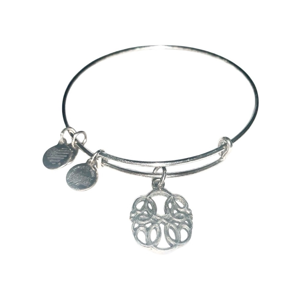 Alex and Ani Silver Bracelet w/ Charms (2) - Picture 2 of 3
